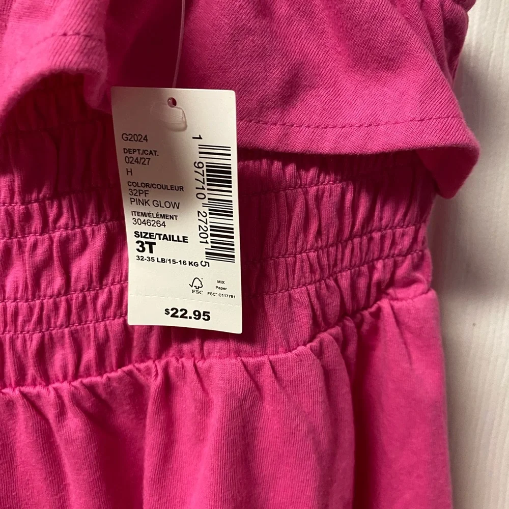 The Children's Place Hot Pink One-Shoulder Ruffle Dress - Picture 2 of 2